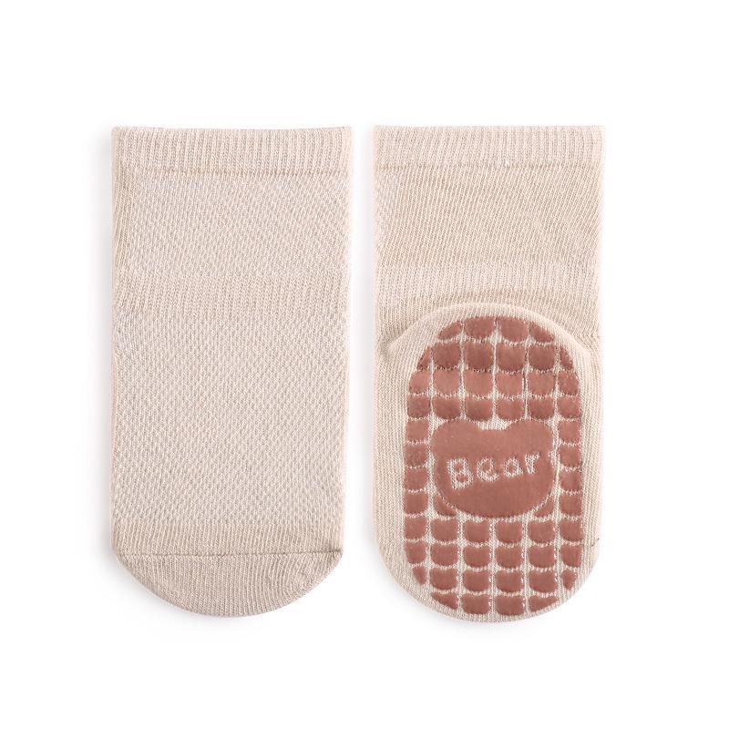 Bawełniane skarpetki antypoślizgowe dla niemowląt i małych dzieci - styl wiosenno-jesienny