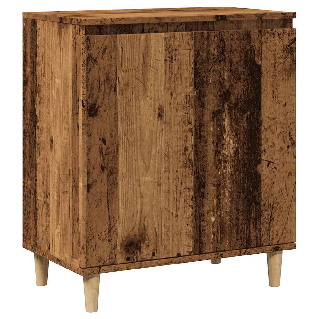 Sideboard Rustic Wood Look 60 x 35 x 70 cm Engineered Wood