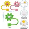 Cup Accessories Silicone Straw Plug Reusable Dust-proof Drinking Dust Cap Drinkware Splash Proof Straw Tips Cover Water Glass