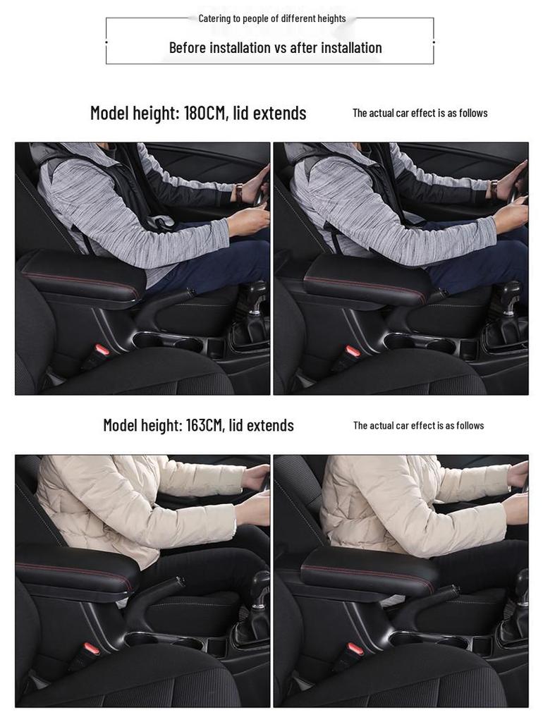 MG ZS Armrest Box Cover Pad: Interior Modification Accessory