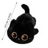 Cute Big Eyes Cat Plush Toy Soft Siamese Cat  Plush Doll Simulation Cat Plush Doll  Home Decoration