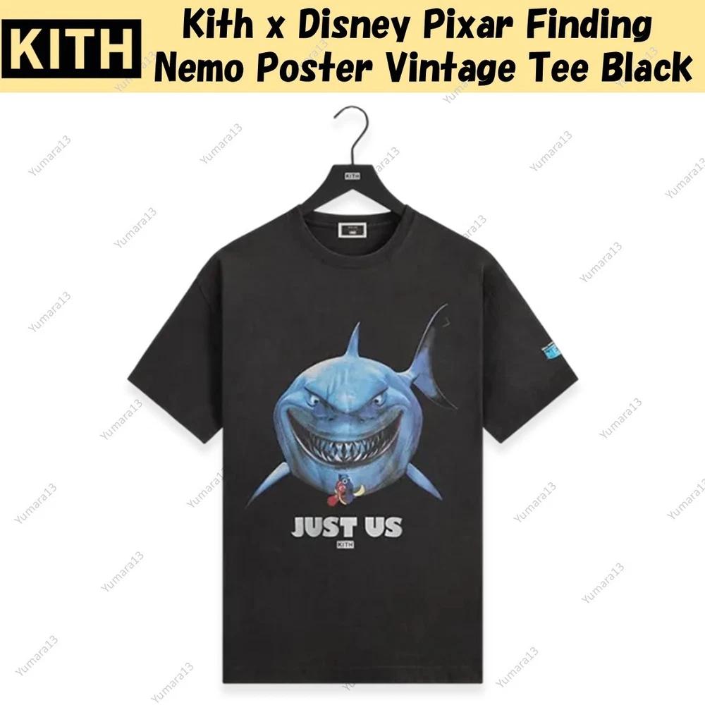 Kith X Pixar Finding Nemo Poster Vintage Tee Black