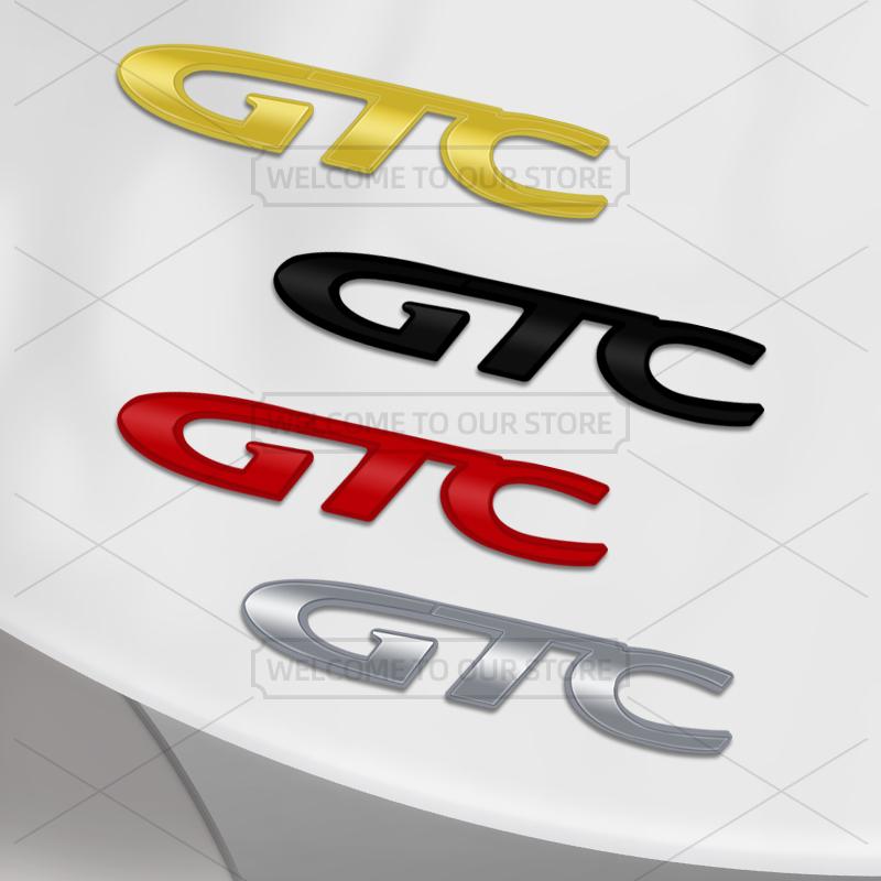 Car 3D Metal GTC Body Emblem Grille Badge Decals Auto Tail Sticker For Opel Astra Vectra Zafira Vivaro Insignia Rocks OPC Junior VS5