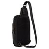 Coach ETHAN 21 Classic Logo Print Coated Canvas and Calfskin Chest Bag Small Men's Bronze Charcoal and Black
