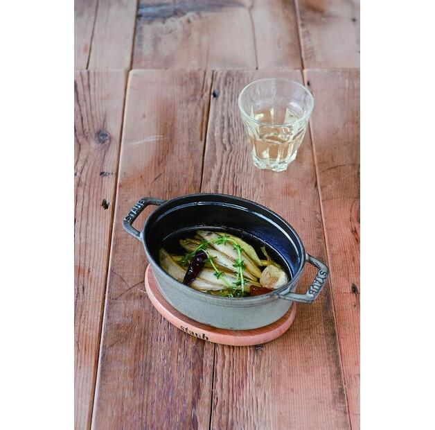 Cocotte Zwilling Staub, oval, 19,2×14,2 cm, schwarz, 600 ml (40509-478-0)