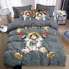 Hot One Piece Duvet Cover Pillowcase Bedding Set Anime for Adult Boy Girl Bedroom Decoration Single Double Large Size Bedding