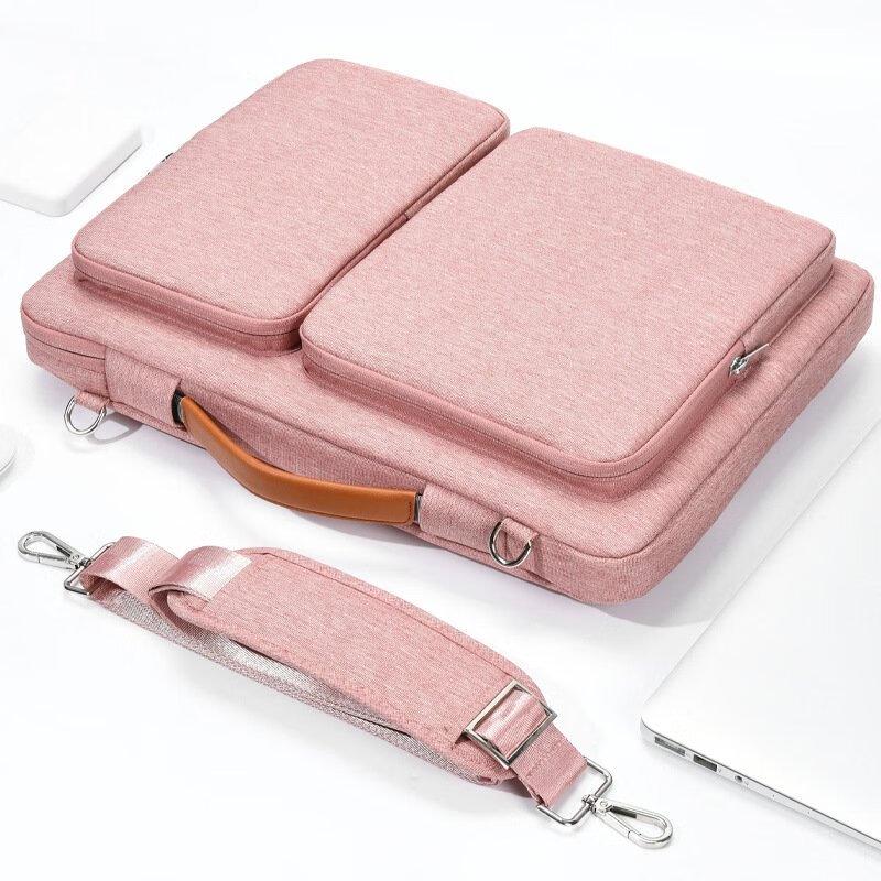 Li Shen 14-inch Dark Pink Oxford Cloth Laptop Bag