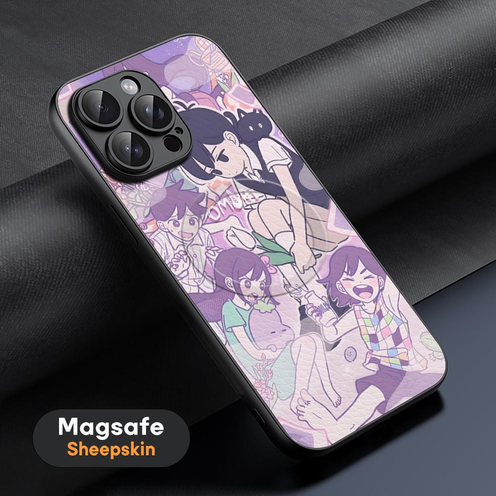 

Hot Cool OMORI Game Phone Case For iPhone 17 16 15 14 13 12 11 Plus Pro Max High-end Luxury Magsafe Sheepskin iPhone 14 Pro