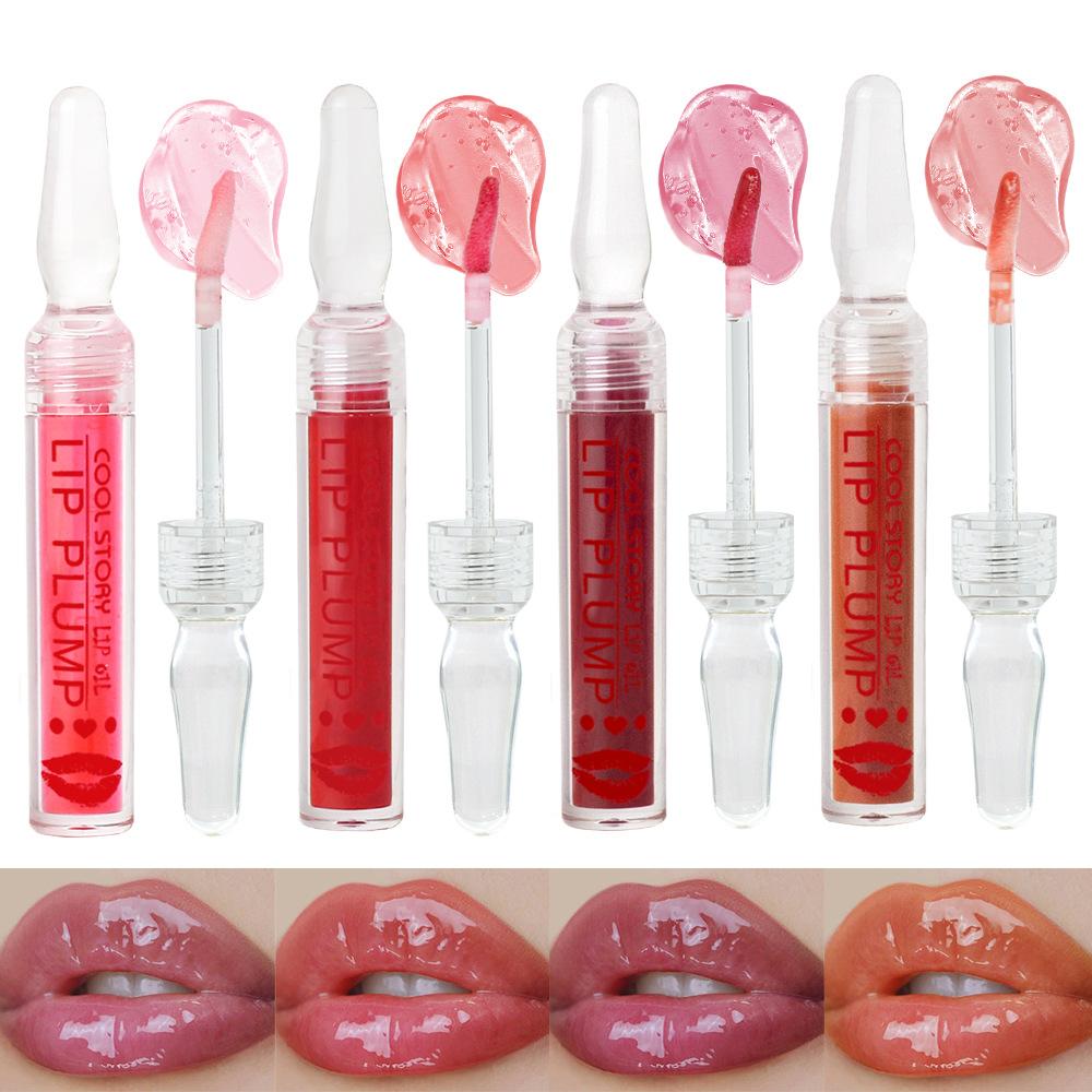 Pouty Lips Lip Gloss Plump and Moisturizing Lip Oil Fruity Lip Gloss Lip Care Fades Lip Lines
