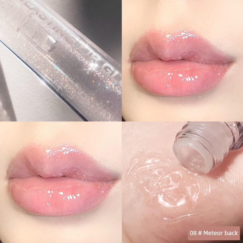It's So Soft! Lip Oil Uuny Transparent Lip Gloss Lipstick for Women Moisturizing and Hydrating Mirror-Like Jelly Glass Lips