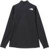 The North Face Expedition Dry Dot Zip High Long Sleeve Size M T-Shirt, Unisex, Black,