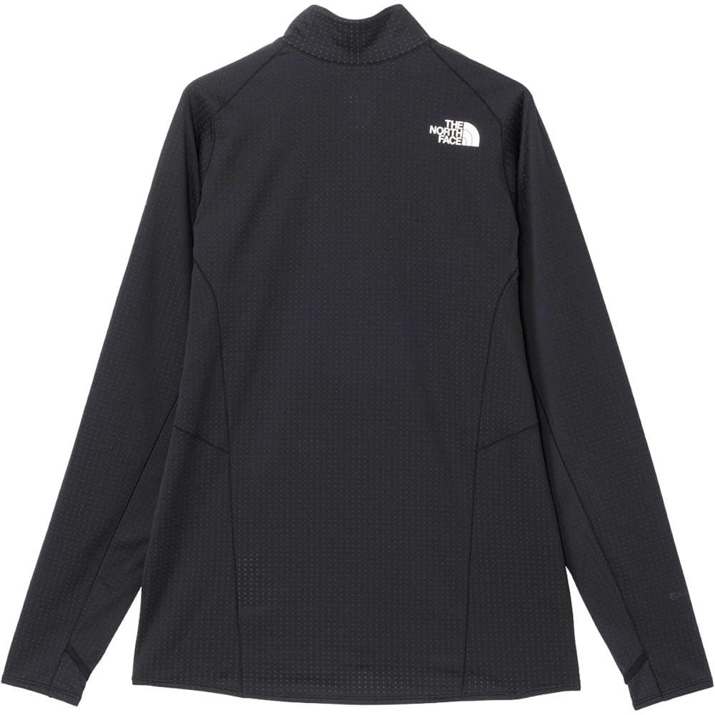 The North Face Expedition Dry Dot Zip High Long Sleeve Size M T-Shirt, Unisex, Black,