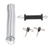 Electric Fence Gate Kit PP Iron 5 Meters Animal Spring Door Accessory with Handle Insulated Nail for Livestock