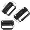 Iron Spring Folding Handle for Tool Box Cabinet Equipment Black Luggage Case Handle 3 Sizes