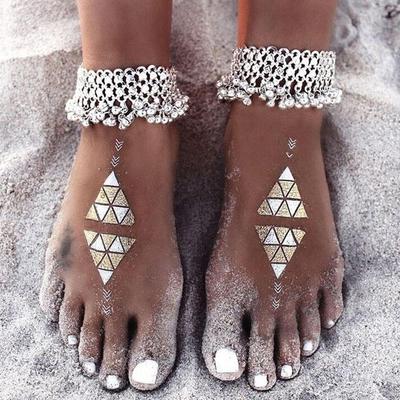 Sexy Silver Anklet Chain Ankle Bracelet Foot Jewelry Barefoot Sandal