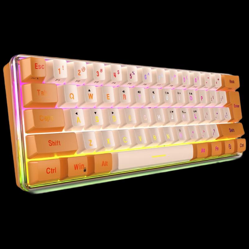 Y-FRUITFUL K401 Wired RGB Mechanical Feel Gaming Keyboard