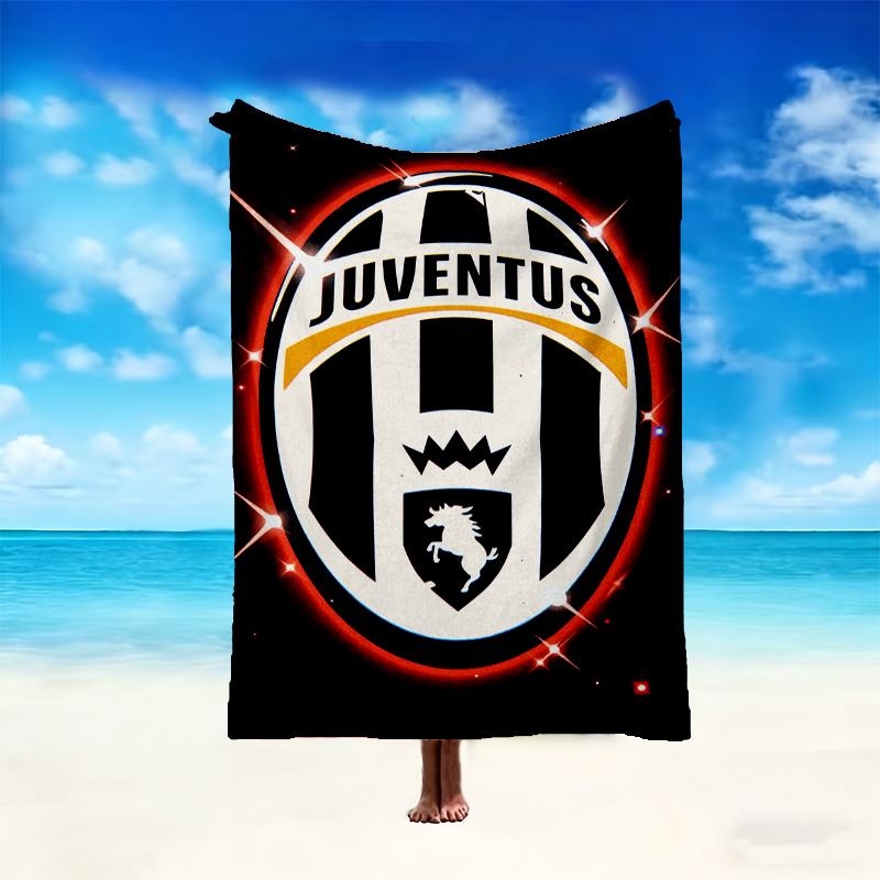 1 Stück Bequeme Heimdruck-Kuscheldecke, Juventus Fußballclub-Decke für Bett und Sofa, Besonderes Geschenk für die Familie