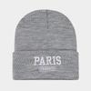 Large Version Knitted Hat Female Face Small Embroidered Letters Wool Pullover Hat Big Head Circumference Street Tide Hat