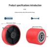Silent Heavy Duty PU Forklift Wheel with Iron Core for Hand Pallet Trucks