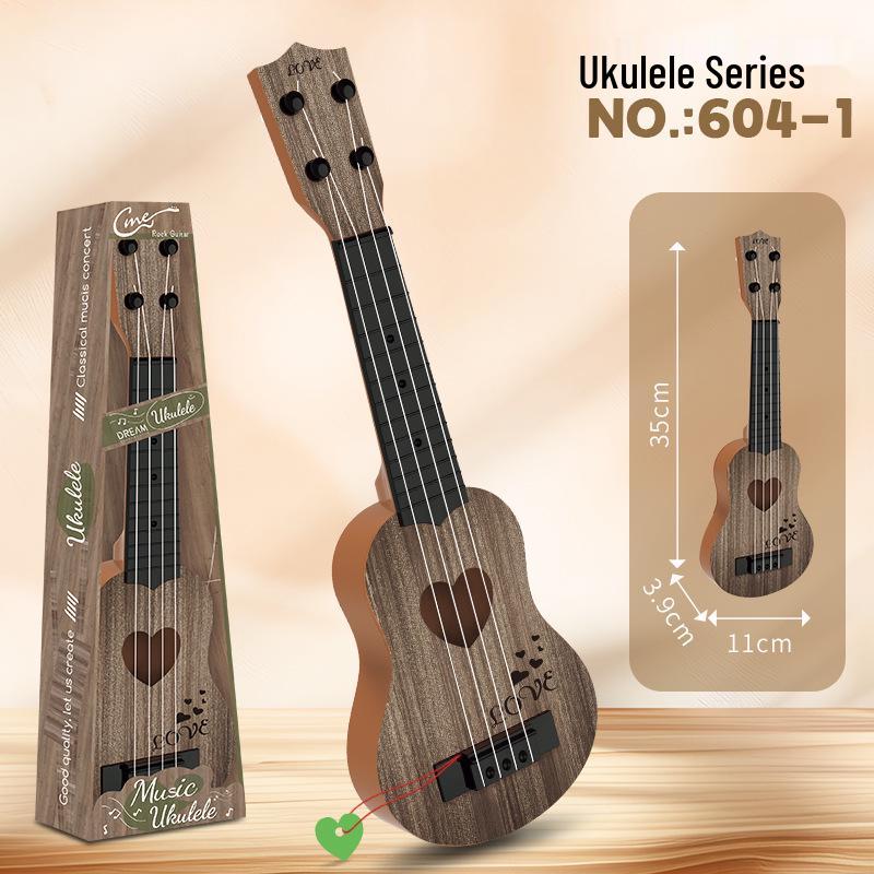 Realistic Guitar Playable Ukulele Toy for Children's Musical Education