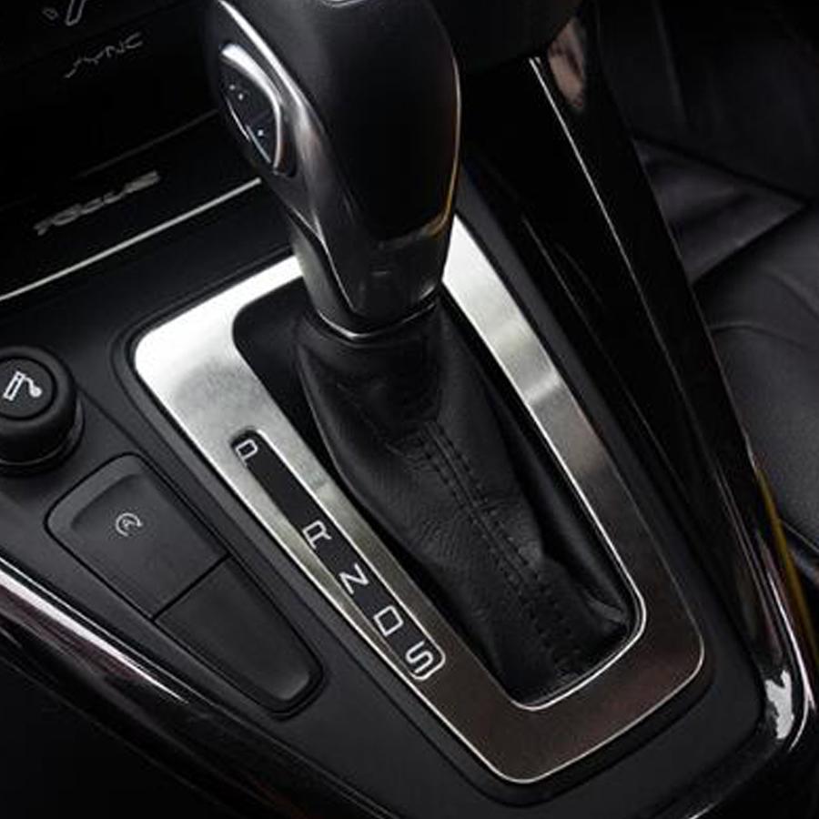 Schalthebelblende für Ford Focus MK3 Focus 3 2015-2018 LHD Schalthebelblende Dekorabdeckungen Zierleiste Aufkleber