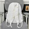 Backpack with Embroidered Bow Pattern for Teenage Girls Daily Use Cute Kawaii Style