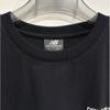 New Balance Uni Ess Back Big Logo Short Sleeve Tee Nbnef21423 Black