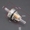 Universal Motorcycle Fuel Filter, Gasoline Filter with Carburetor Oil Cup, Replacement Fuel Strainer for Motorcycle Scooter ATV, 1 Pack