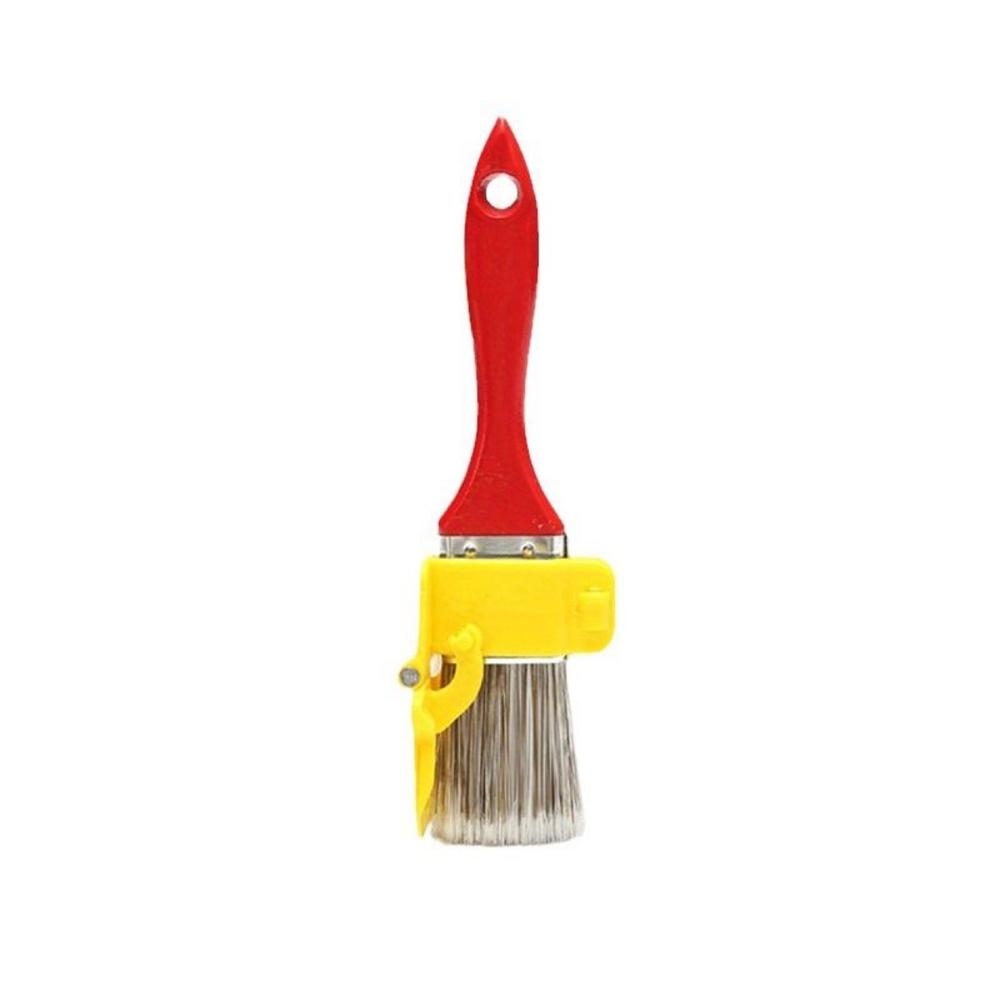 

Edging Color Separation Paint Brush Portable And Durable Lightweight Cleaning Brush Painting Brush With Wooden Handle Tool оранжевый