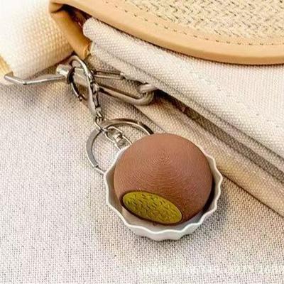 Dubai Soft Chewy Cookie Stress Relief Clicker Keychain Hook