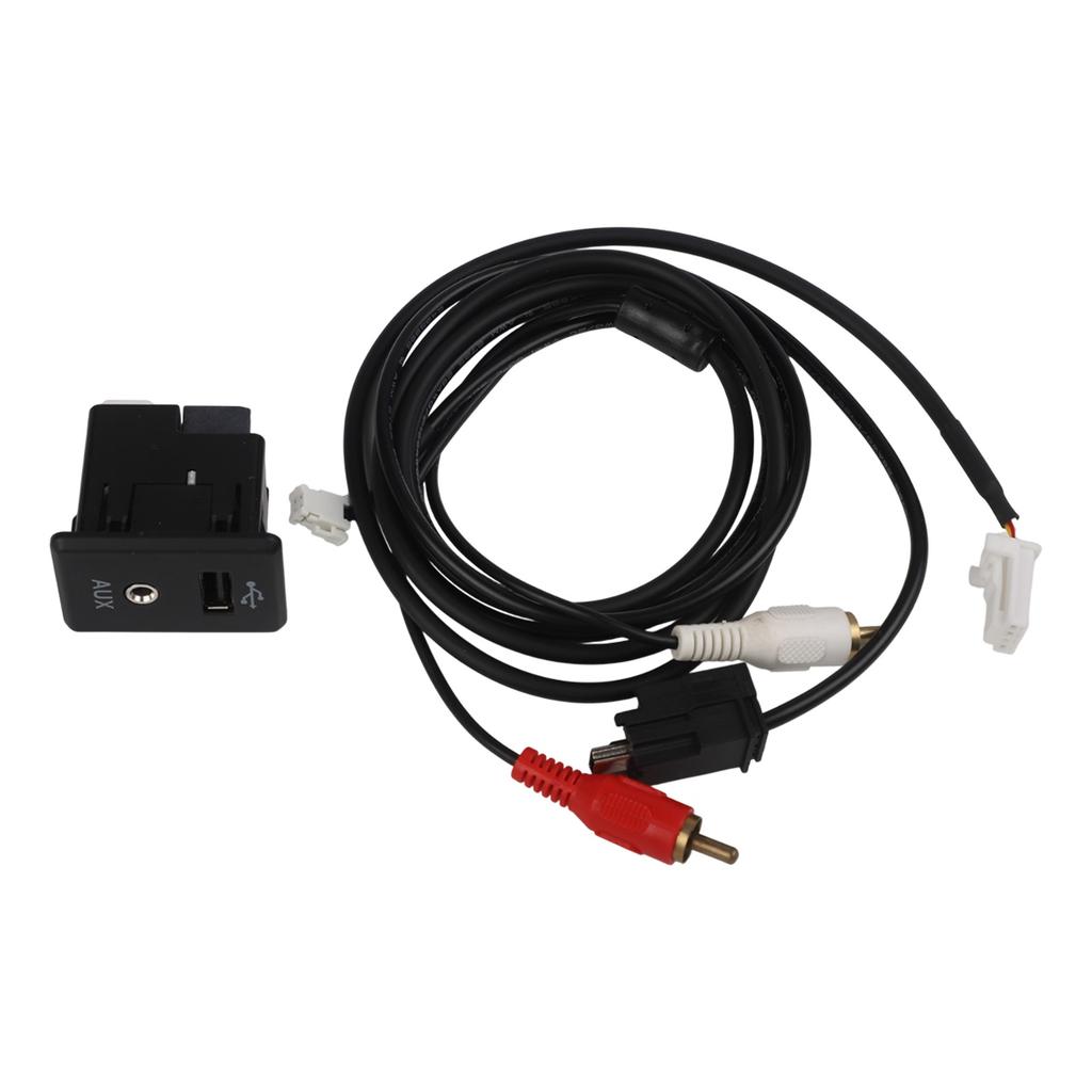 Audio Interface Car Audio Socket Car Audio System Direct Installation For Android Radio Wear-resistant Design Black