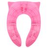 Folding Potty Seat Pad Portable Baby Toddler Toilet Training Seat Non Slip Pad for Travel(Green )