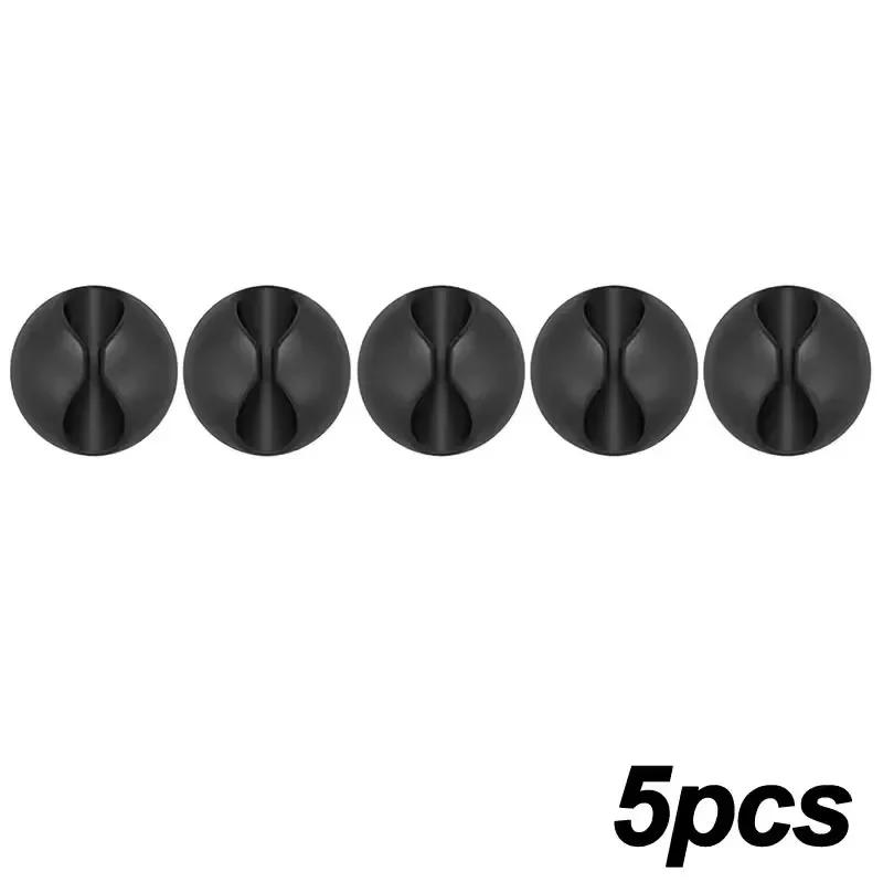 Desktop Cable Clips Portable Adhesive Cable Management Charger Wire Holder Clips Cord Organizers for Home Office Car Nightstand