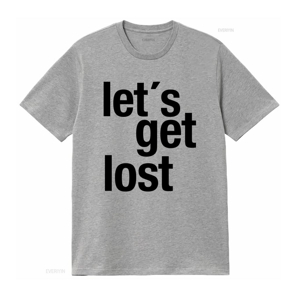 Chet Baker Inspired T Shirt Lets Get Lost American Style Fashion Print Vintage Washed Versatile Comfortable Slightly