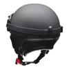 LEAD Half Motorcycle Vintage Matte LL CR-751 Helmet, Black,