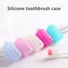 10 Pieces Colorful Silicone Toothbrush Protectors Covers Caps Compacts Travel Accessories With Dustproof Closure