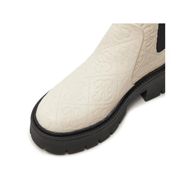 White Chelsea Boots Guess Shuze FLTSHU FAL10