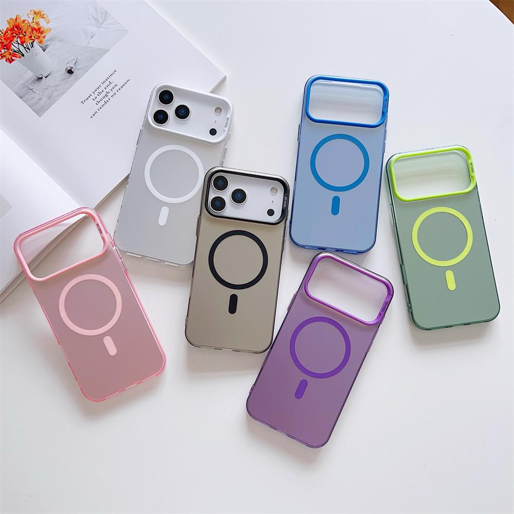 Luxury Candy Magnetic Wireless Charge for Magsafe Case for IPhone 17 Pro Max Air 16E 15 14 13 12 11 Pro Max Plus Shockproof Bumper Cover