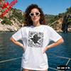 Raven Wildflower Woodcut Graphic Shirt Vintage Gothic Aesthetic Nature Bird Lover Gift Tshirt Unisex Unisex Unisex Fashion Cotton T