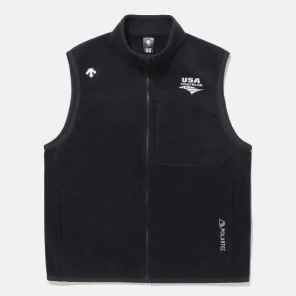

Descent Vest Cqk Sq123ive11 Blk Usat Polartec Microfleece Vest 100