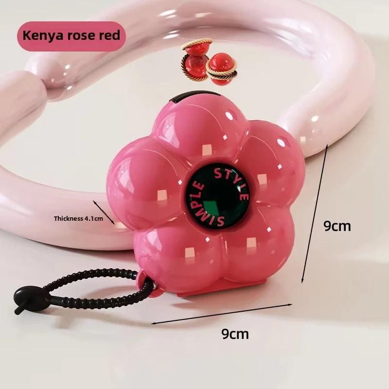 

Cute Flower Jewelry Organizer Box Portable Multi-Compartment Storage Case Mini Pill Medicine Holder for Travel чёрный