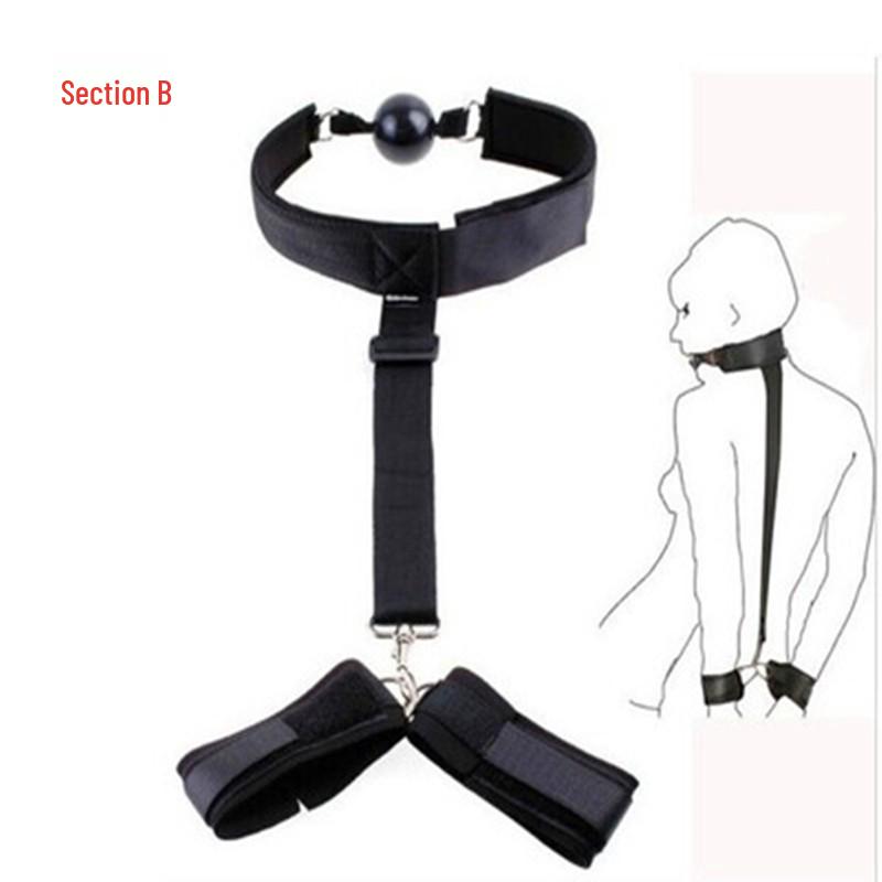 Sexy Back-to-Back Handcuffs: Bondage Restraint Training Tools for Couples