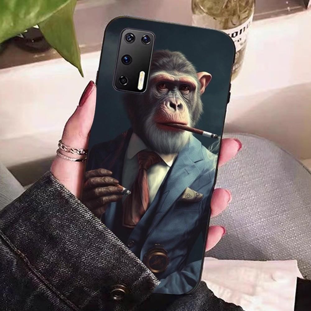 COOL Monkey Gorilla Ape Phone Case For Huawei P 8 9 10 20 30 40 50 Pro Lite Psmart Honor 10 Lite 70 Mate 20lite