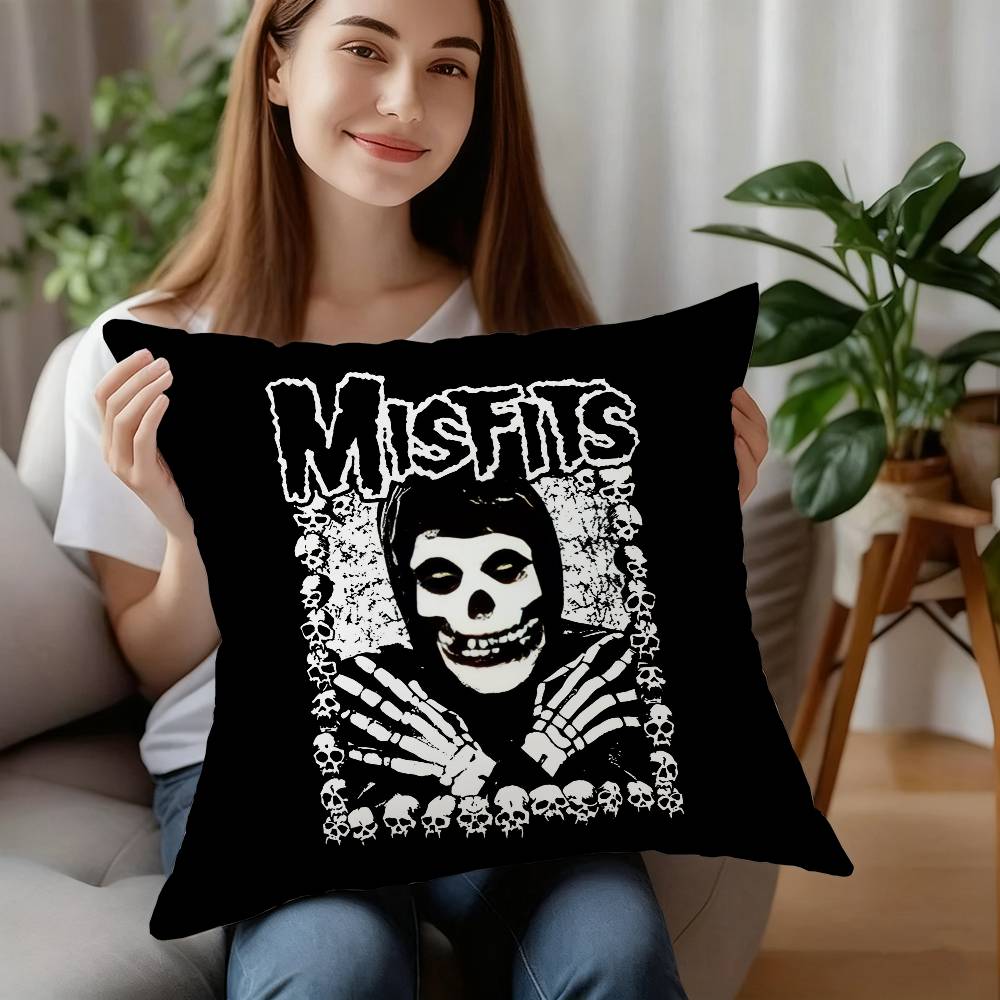 M-Misfits Thriller Classic Pillow Case Plush Fabric Soft Pillowcase Double Sided Print Cushion Cover Household Gifts