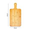 Bamboo Cutting Boards for Kitchen Bamboo Chopping Board with Handles for Pizza Bread Steak Tray Baking Serving Board