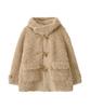 PANDORAFIT Hoody Fleece Coat (Beige)
