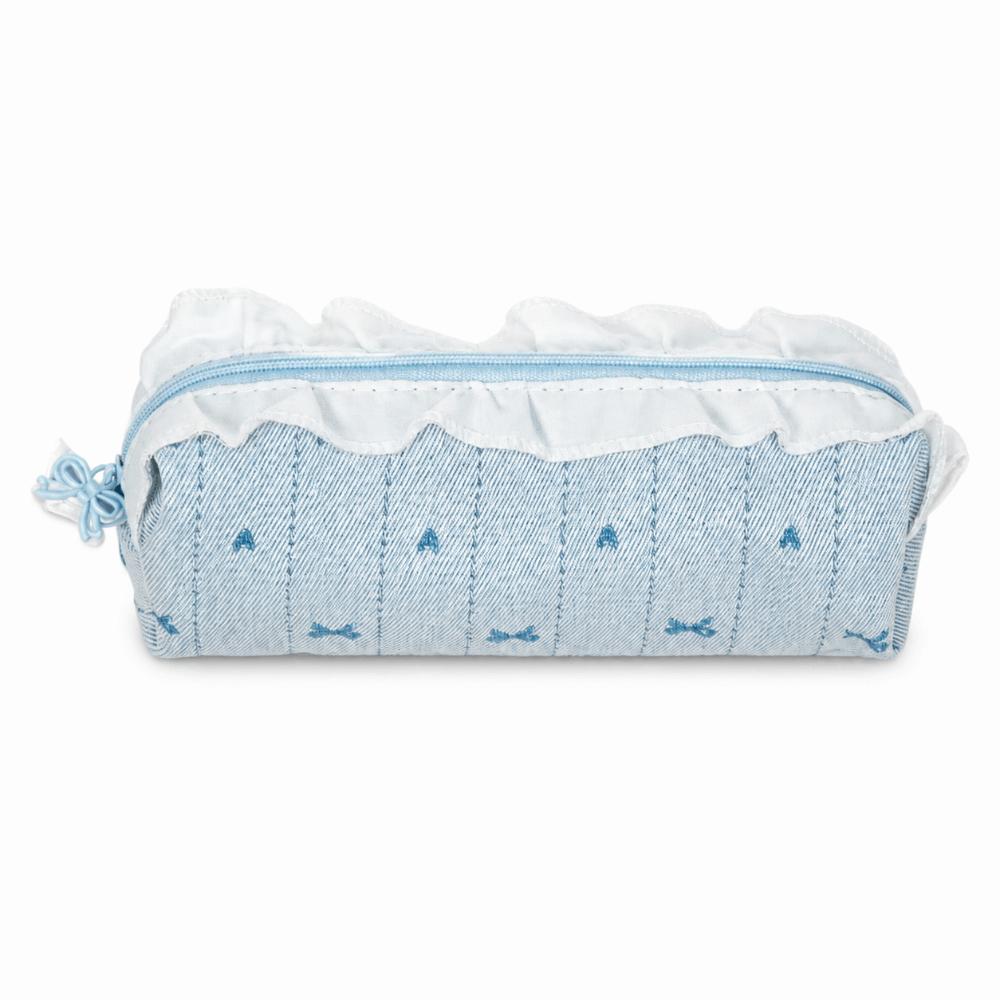 Ballet Pen Bag Bow Embroidery Stationery Bag Kawaii Pencil Case  Students