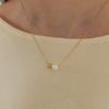 [925silver]Double pearl ball necklace