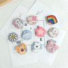 Korean Niche Instagram Cute Avatar Magnetic Suction Airbag Holder Transparent Phone Chase Drama Female Cartoon