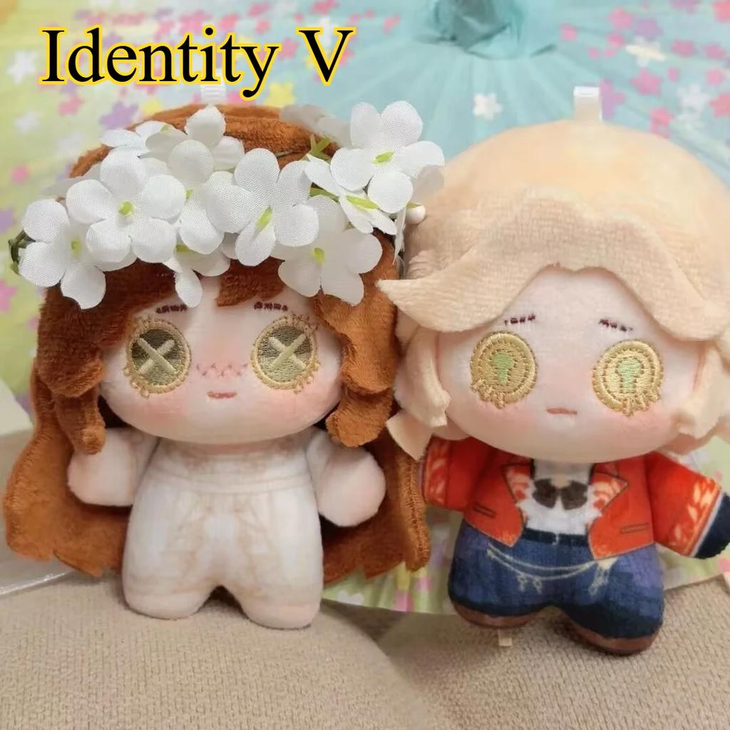 Game Identity V Cotton Doll 10 Cm Stuffed Plush Keychain The Little Girl The Mechanic Button Eye New Fans Doll Cosplay Send Toy